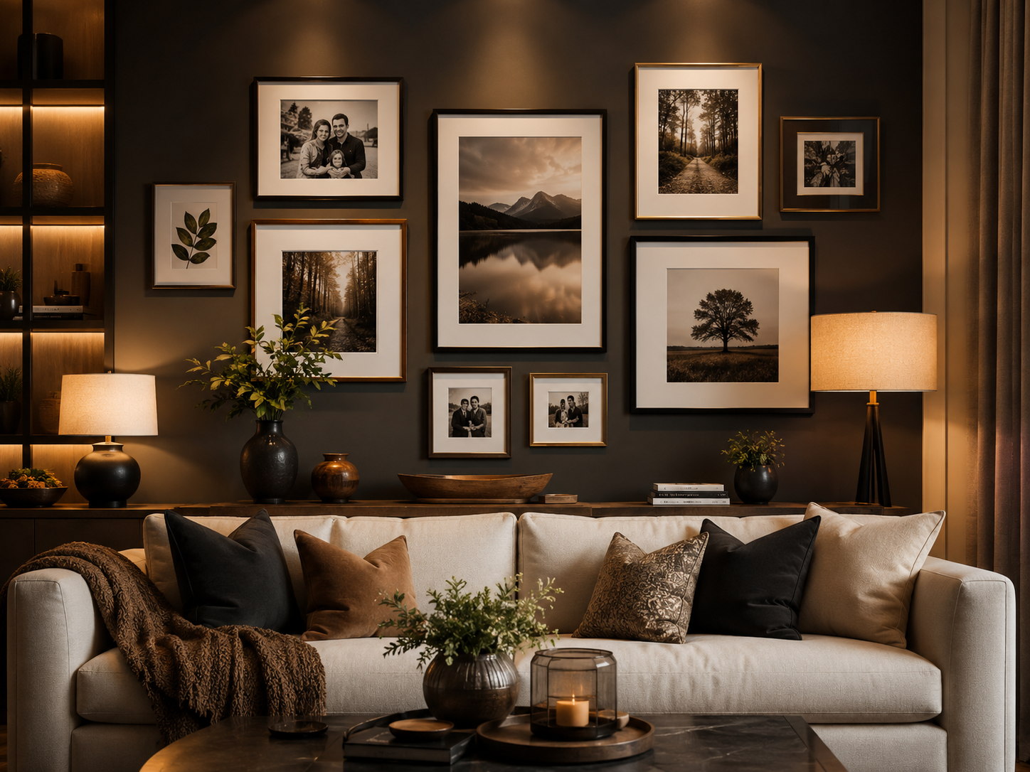 Living Room Frame Wall